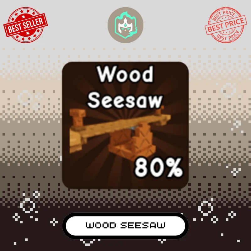 Wood Seesaw Clean & Safe Guaranteed Instant Delivery