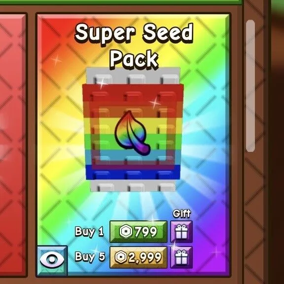 5x Super Seed Pack