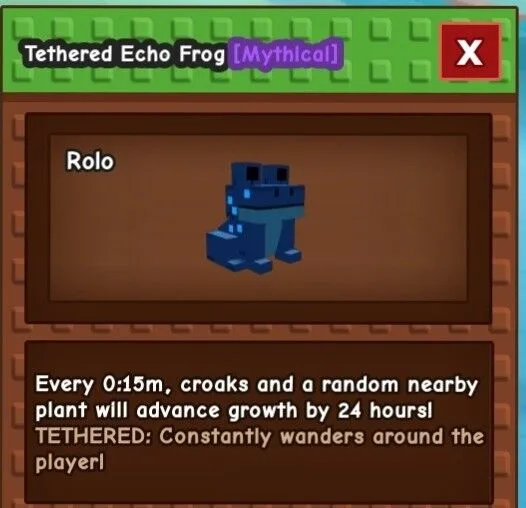 15s 280+kg age 500 Toffee Tethered Echo Frog (Limited Stock) Best of All Time