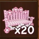 FLOWER BENCH x1 GROW A GARDEN 2 FAST DELIVERY ! CHEAPEST ! (VIA MAILBOX)