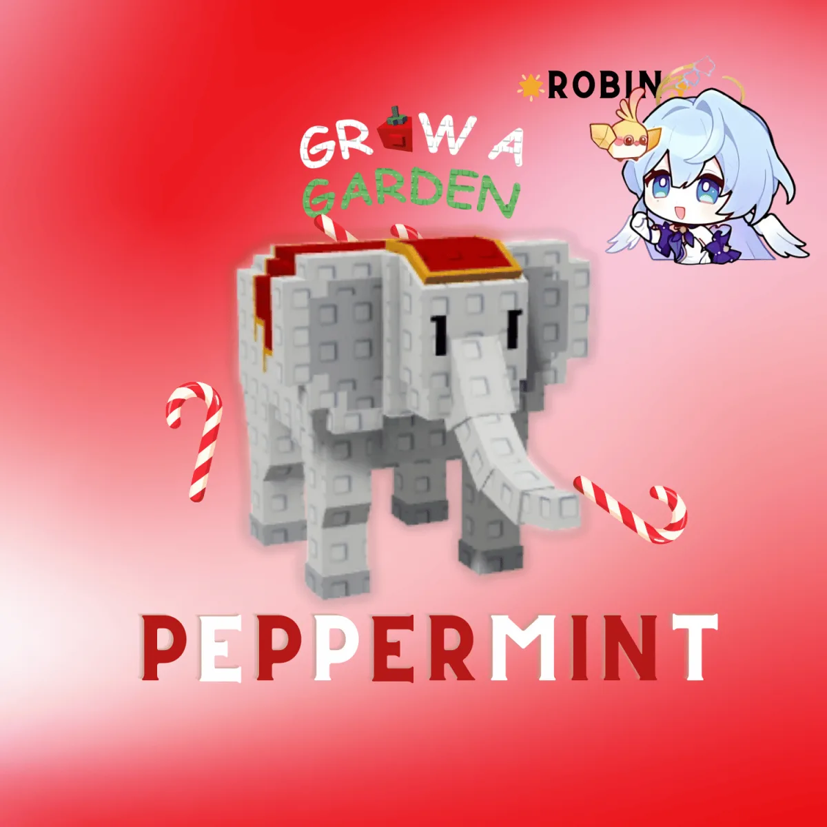 Peppermint Carnival Elephant - Grow a Garden — Account account