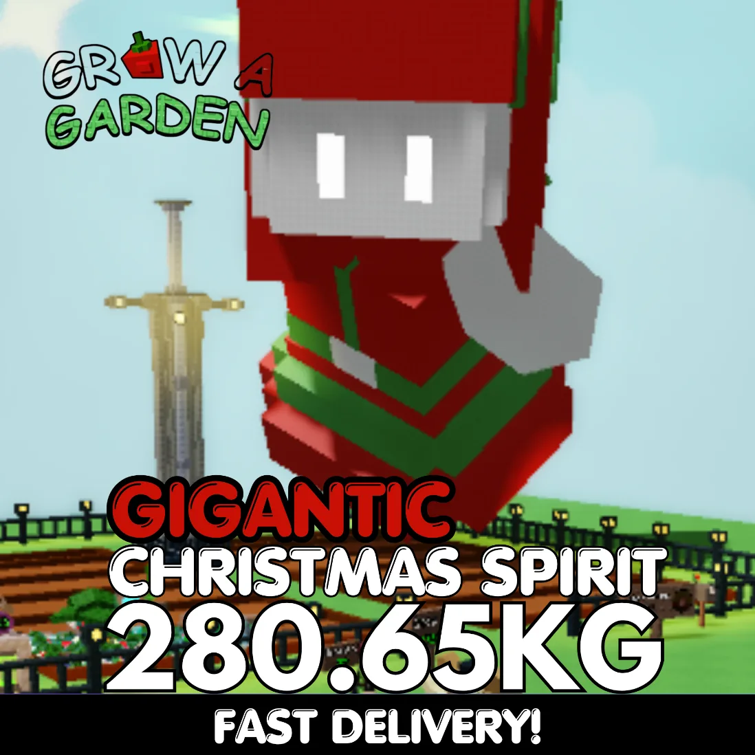 GIGANTIC Christmas Spirit 280.65KG Huge Age 500 INSTANT DELIVERY