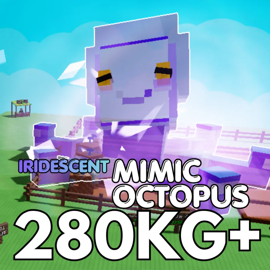 IRIDESCENT Huge Mimic Octopus 280KG+ 15sec CD Age 500 INSTANT DELIVERY