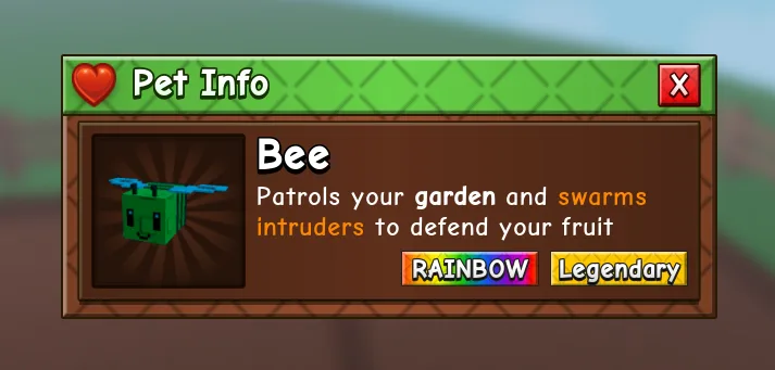 Bee (Legendary) — Account account