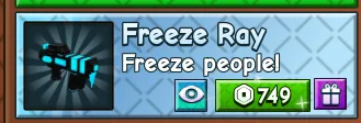 Freeze Ray 749R — Account account