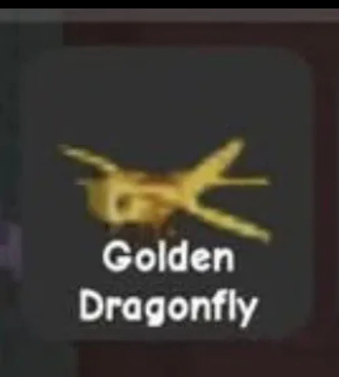 READY GOLDEN DRAGONFLY Grow A Garden 2 — Account account