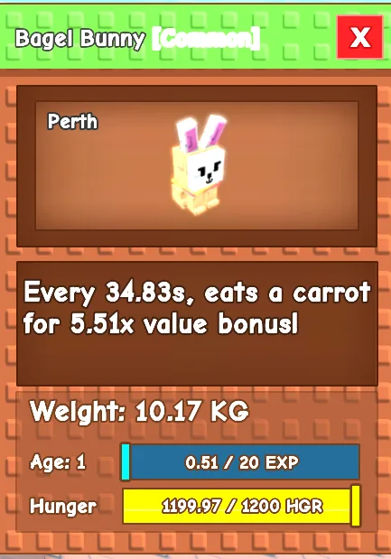 GODLY TITANIC COLOSSAL BAGEL BUNNY 10.17 KG Age 100 101.7 kg — Account account