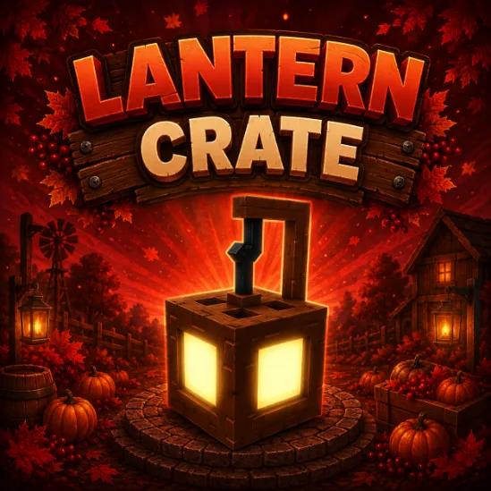 x1 Lantern Crate Fall Harvest World