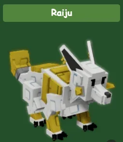 Raiju (280kg, Base 6kg, Everchanted)