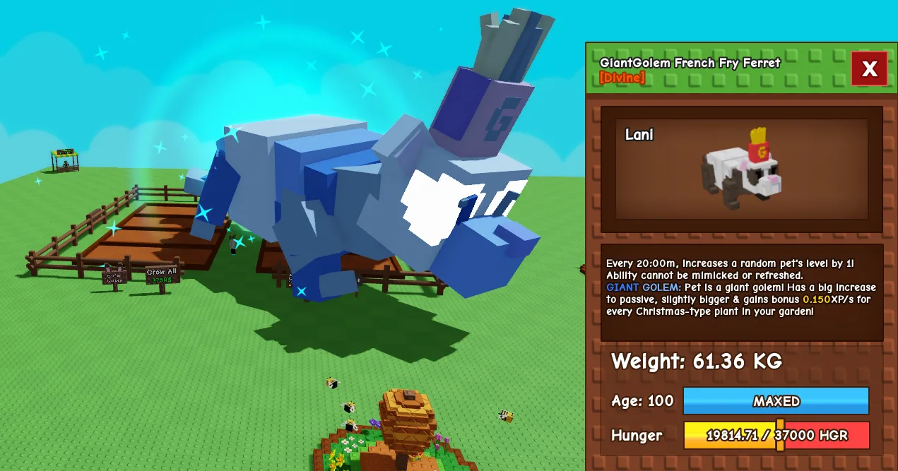 61.36kg GiantGolem French Fry Ferret — Account account