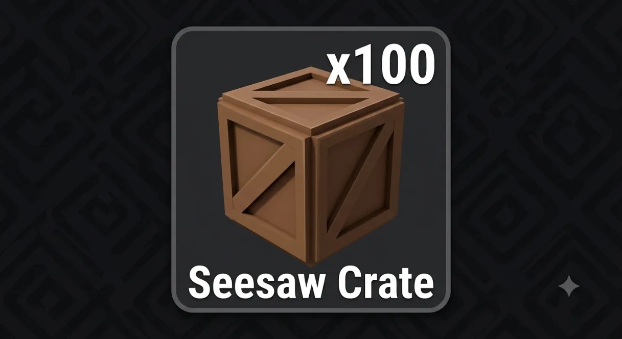 x100 Seesaw Crate