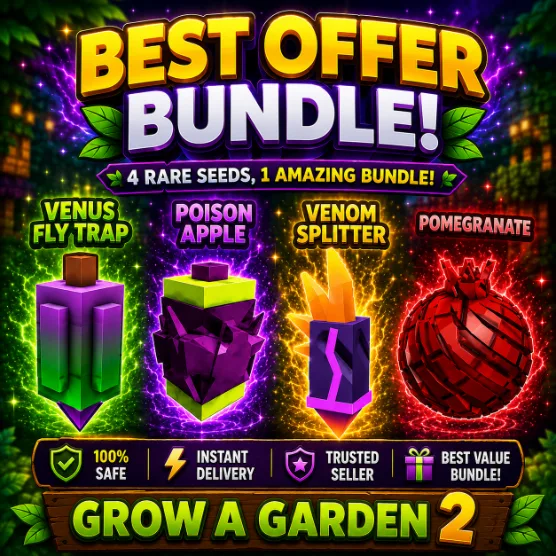 BEST SEED BUNDLE Venus Fly Trap Poison Apple Venom Splitter Pomegranate