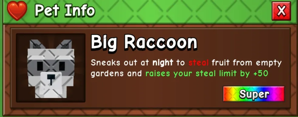 Raccoon (Super)