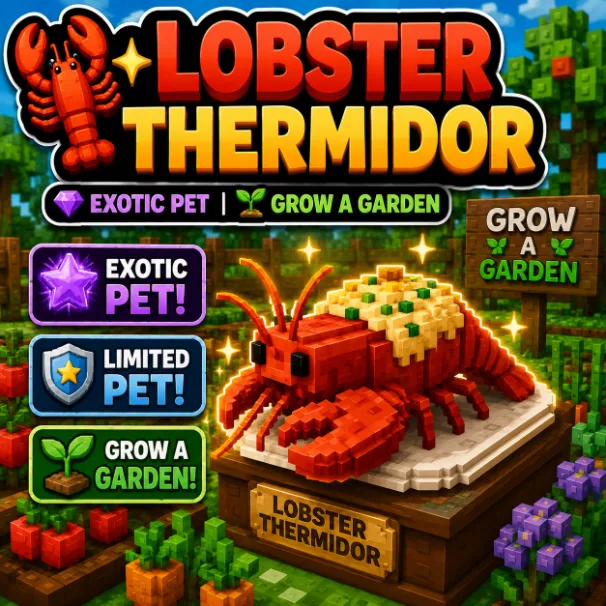 Lobster Thermidor Rare Pet Grow a Garden — Account account