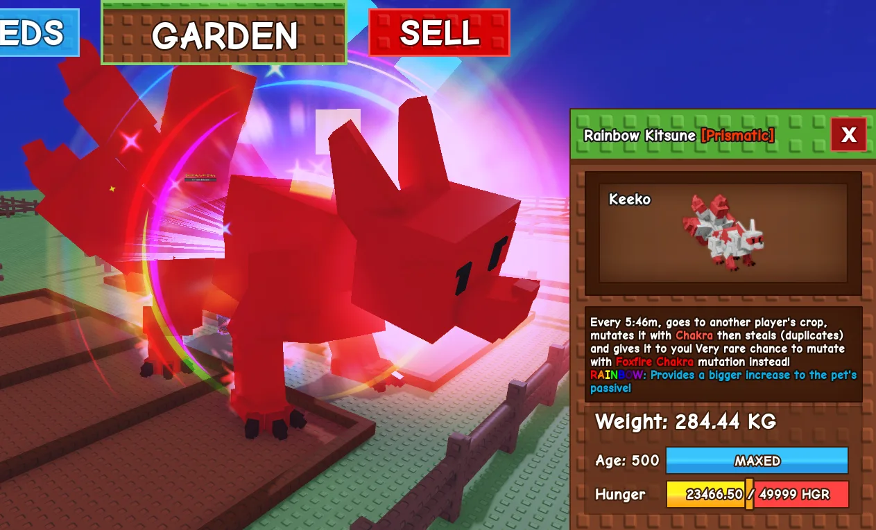 283.71kg+ Rainbow Kitsune