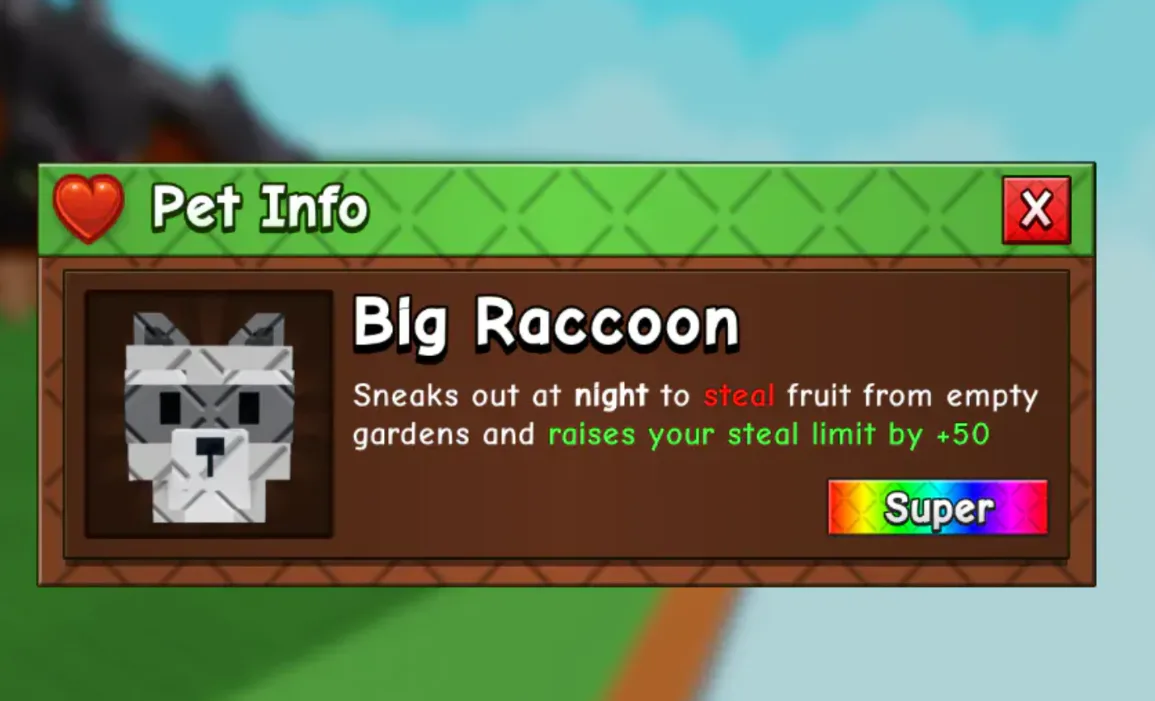 Raccoon (Rare)