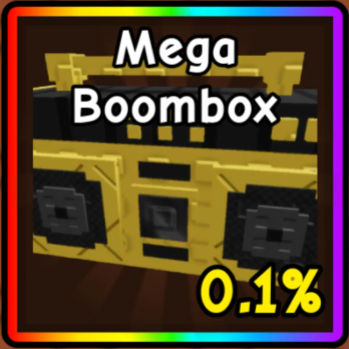 Mega Boombox WITH FREE BIG RANDOM PET (Super)