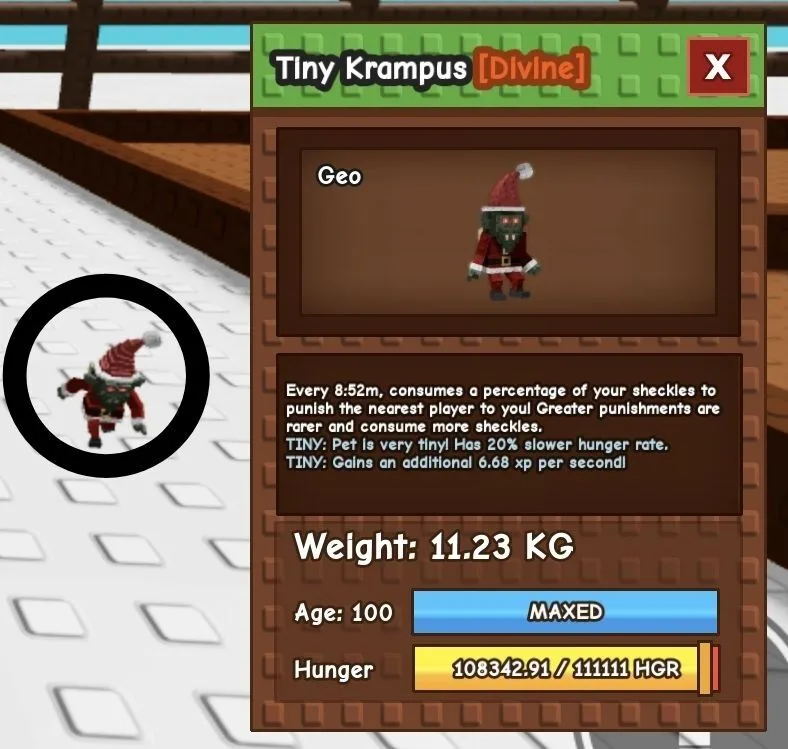 TINY Krampus - 11.23 KG (Age 100) — Account account