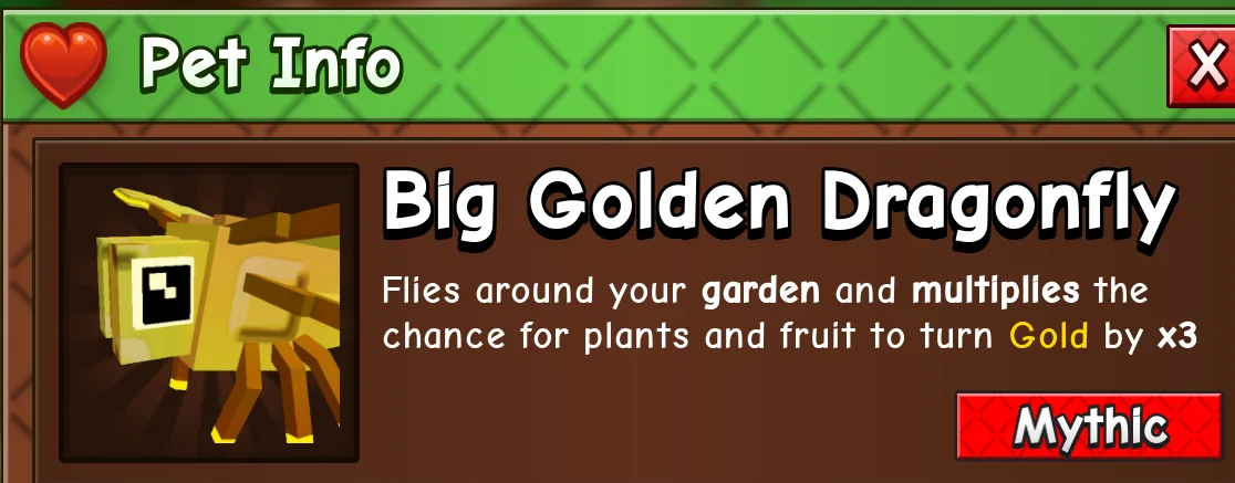Golden Dragonfly (Mythic)