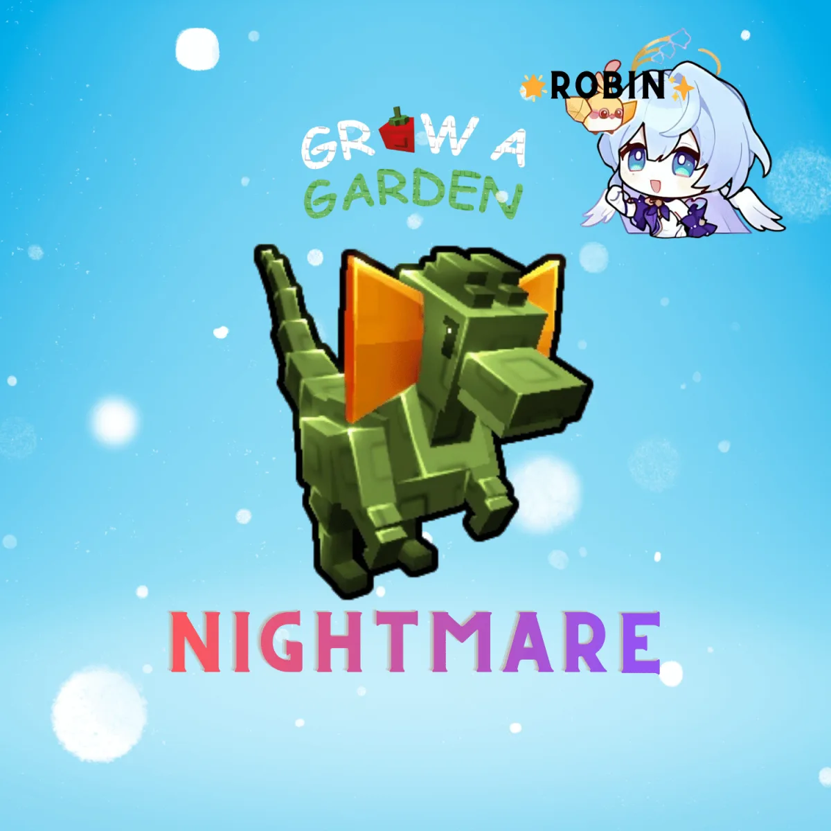 Nightmare Dilophosaurus - Grow a Garden — Account account