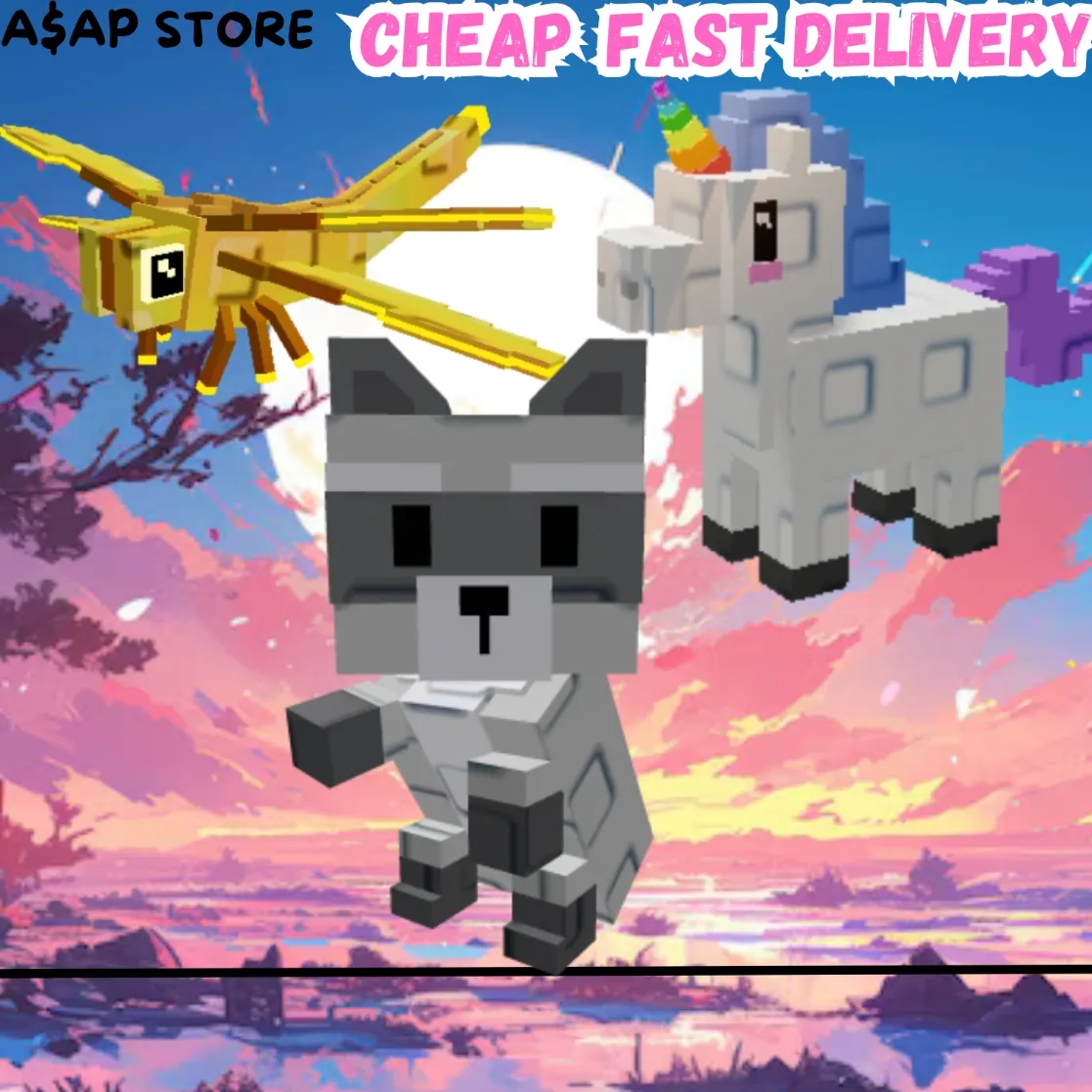 RACCOON + UNICORN + DRAGONFLY - GROW A GARDEN 2 - GAG 2 - Fast Delivery — Account account