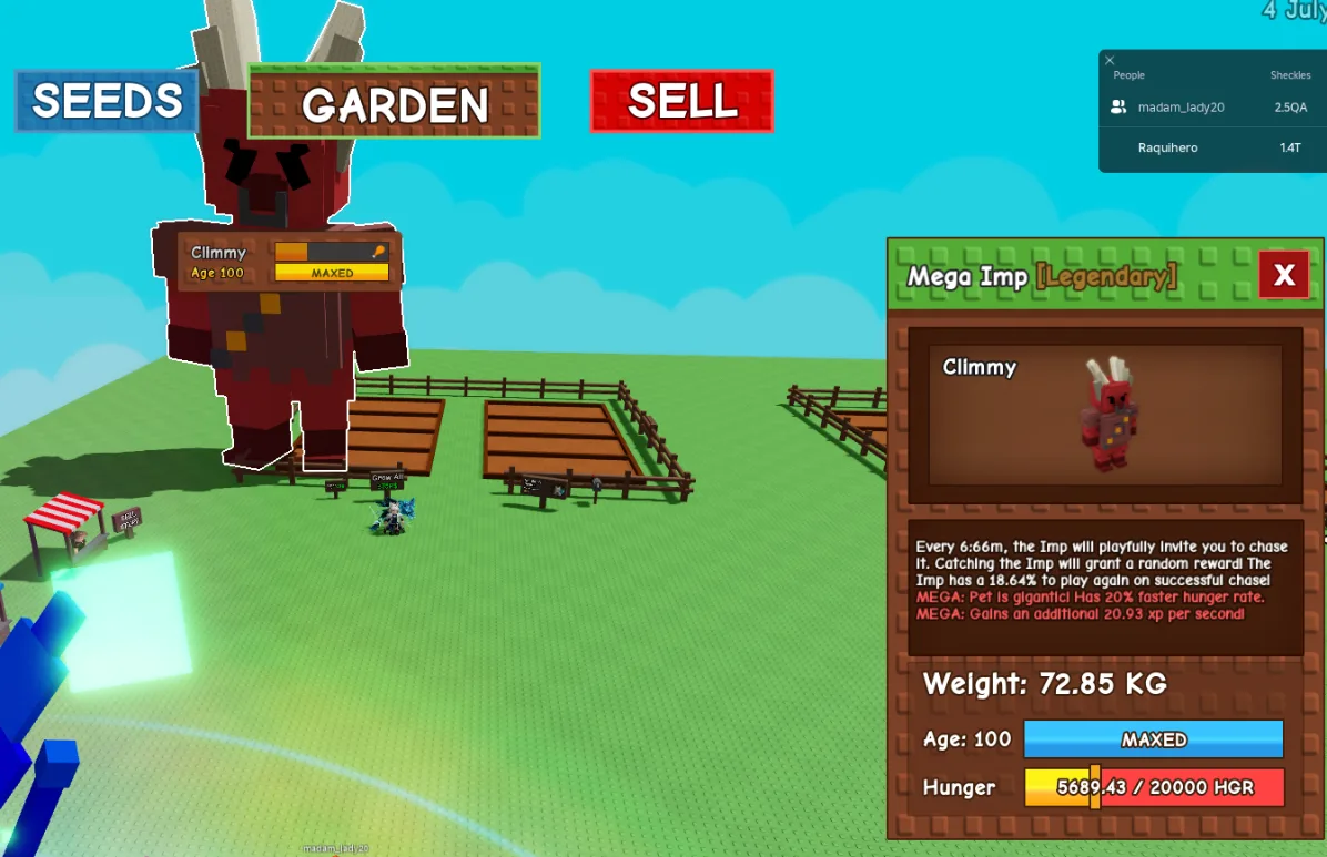 TITANIC HUGE GIANT MEGA IMP (MEGA MUTATION) 72.85KG 100AGE // CLEAN // CHEAP // RUSH