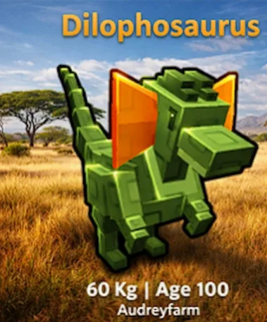 Dilophosaurus Age 100 With 60Kg — Account account