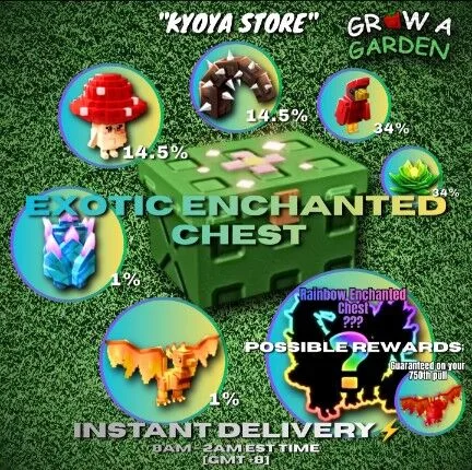 EXOTIC ENCHANTED CHEST 10x PIECES