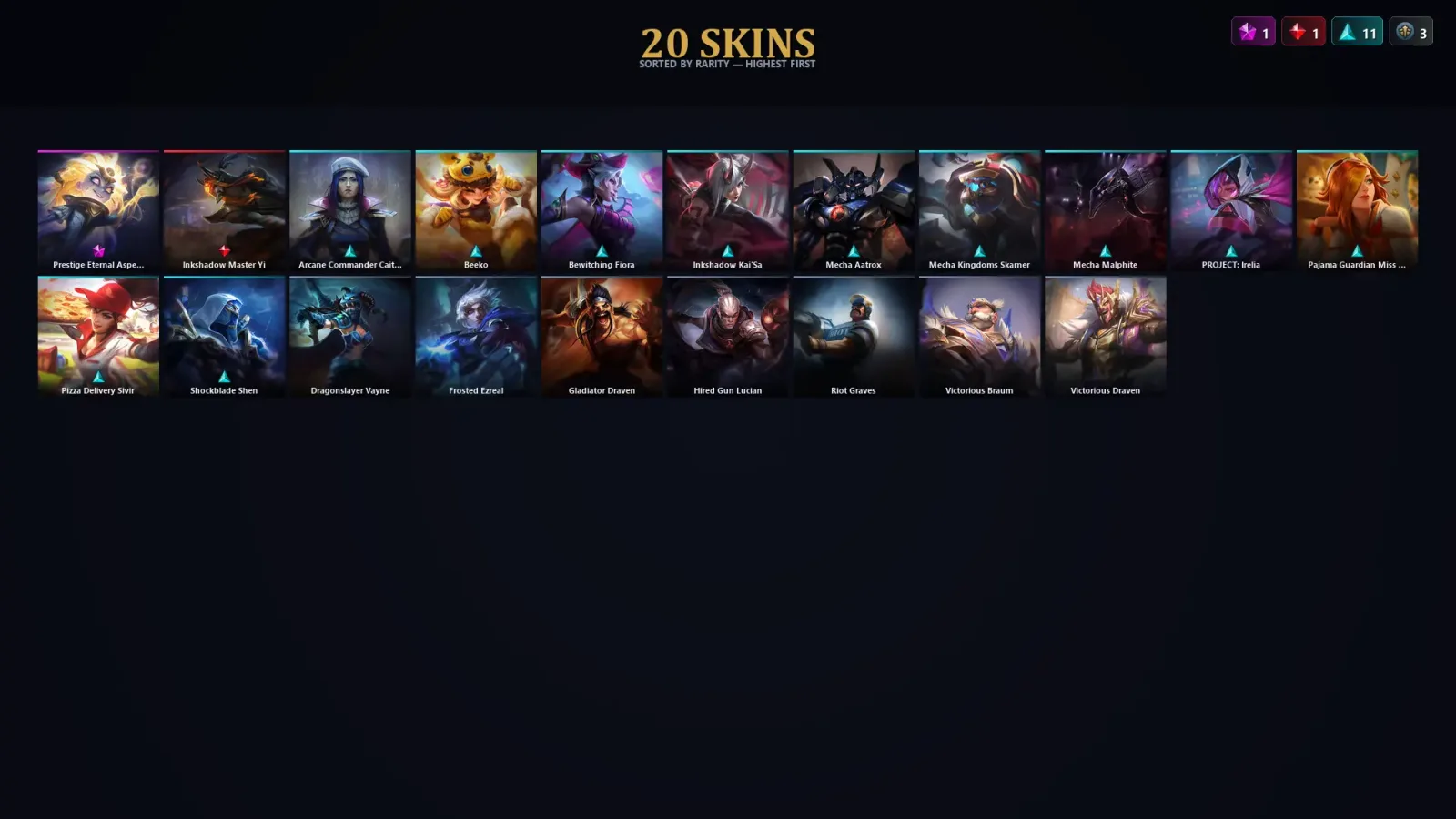 [LoL] | TR | Level 103 | Diamond I | 127 Champions | 20 Skins | 13,733 BE — LoL account