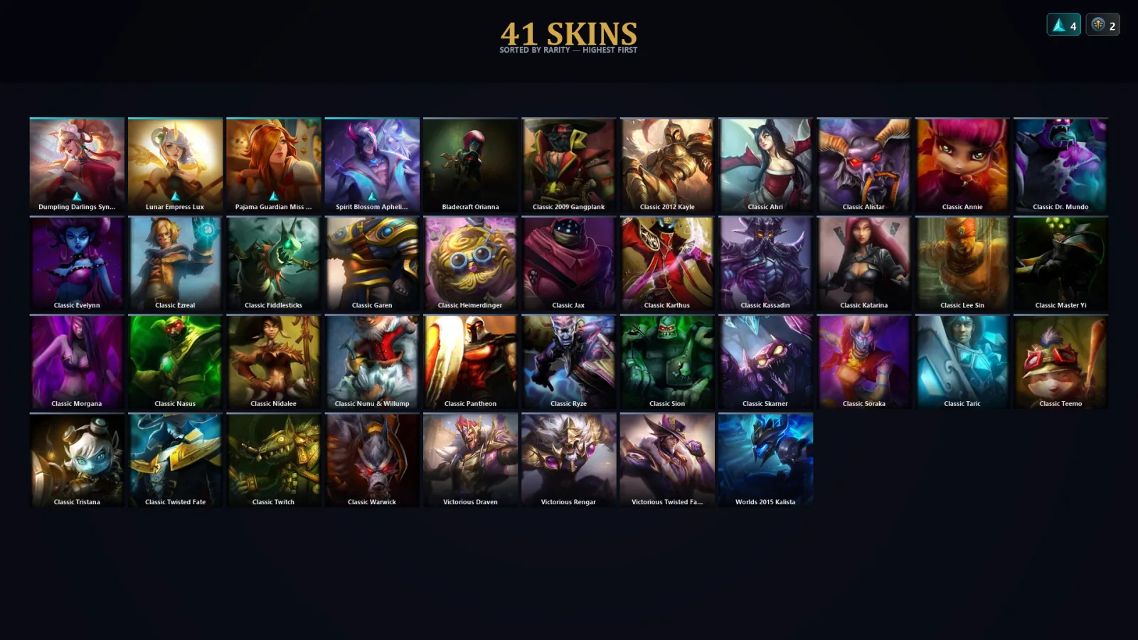 [LoL] | TR | Level 30 | Master | 70 Champions | 41 Skins | 41,162 BE