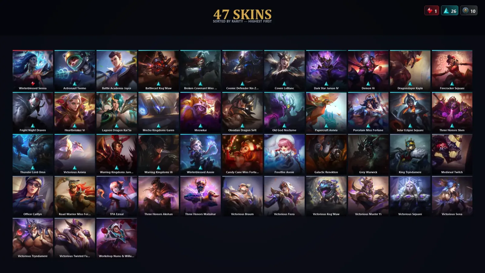 [LoL] | TR | Level 109 | Diamond II | 133 Champions | 47 Skins | 28,528 BE — LoL account