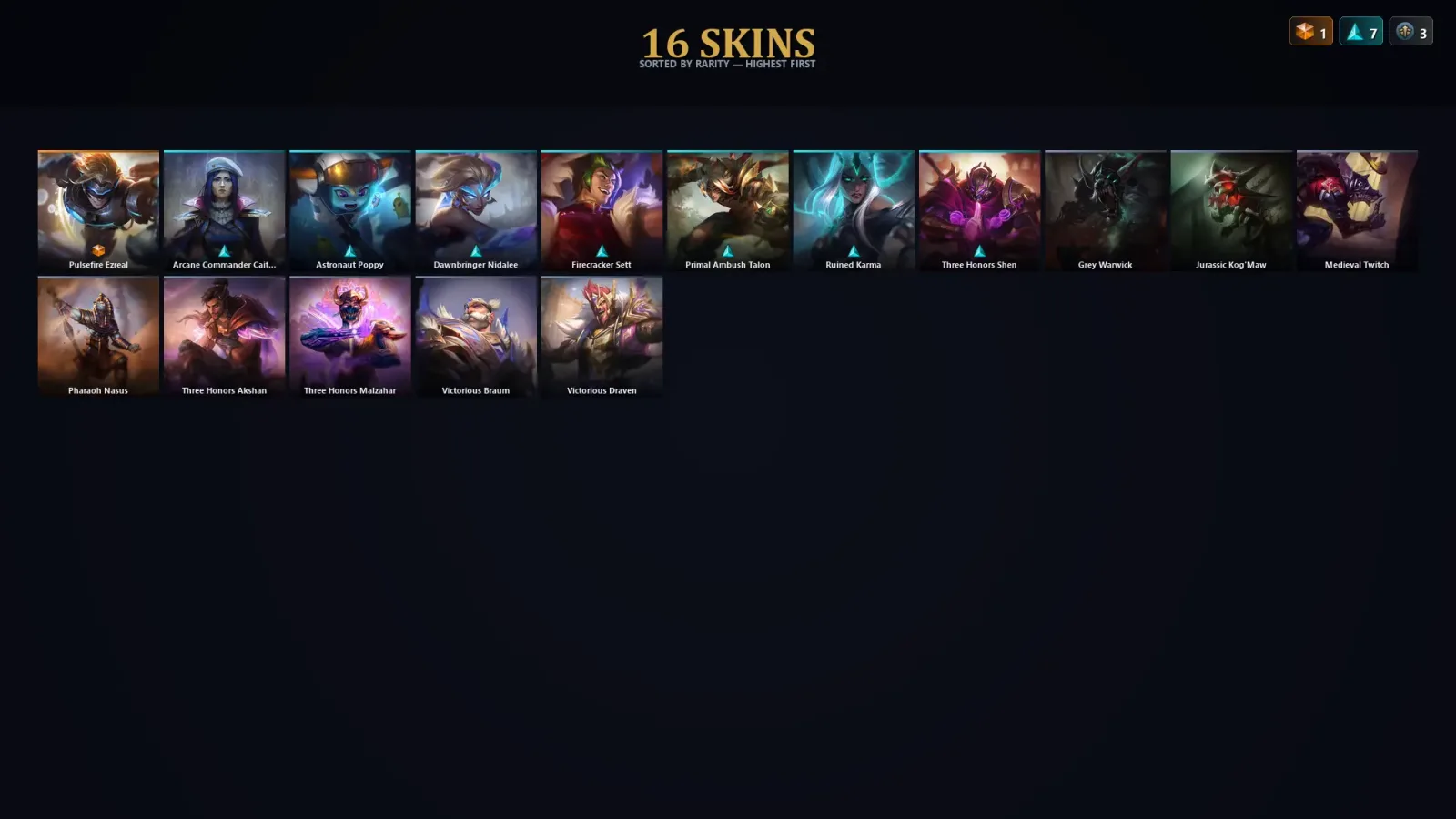 [LoL] | TR | Level 75 | Platinum IV | 98 Champions | 16 Skins | 26,413 BE
