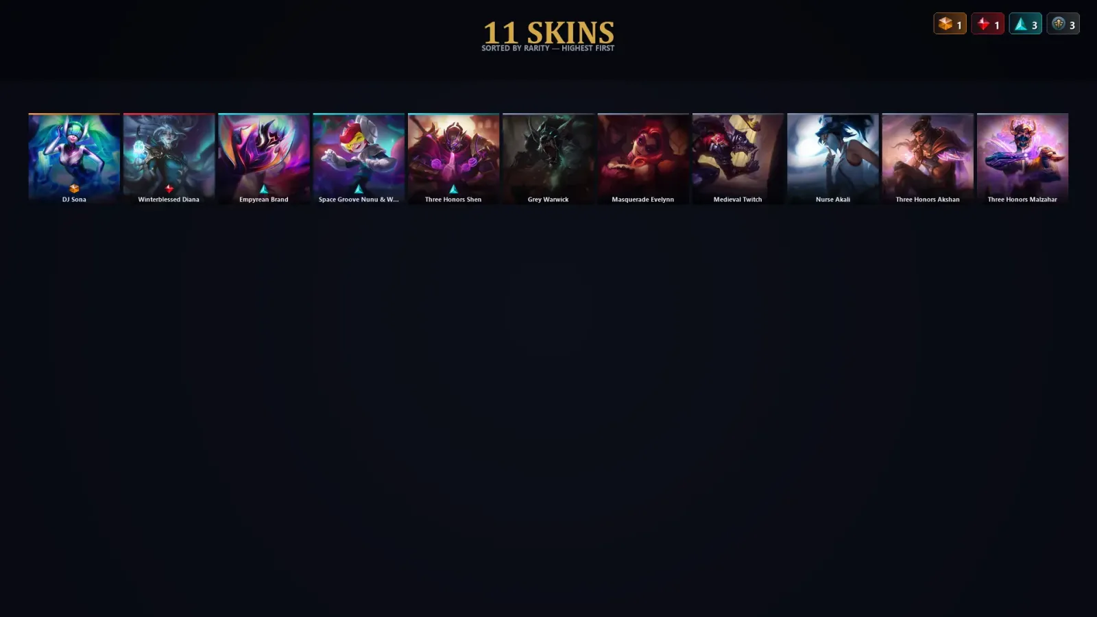 [LoL] | TR | Level 36 | 51 Champions | 11 Skins — LoL account