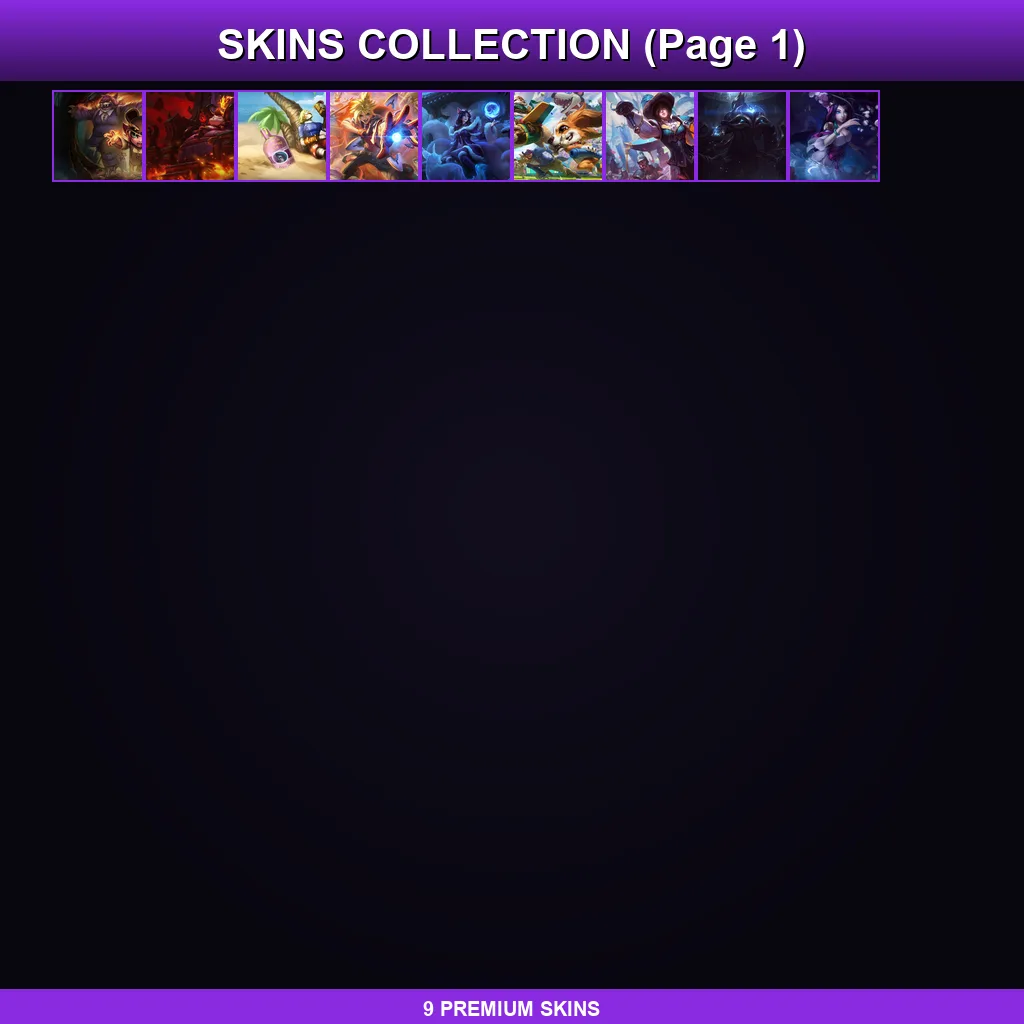 LAS | Lv47 | Unranked | 9 Skin | 32 Champ