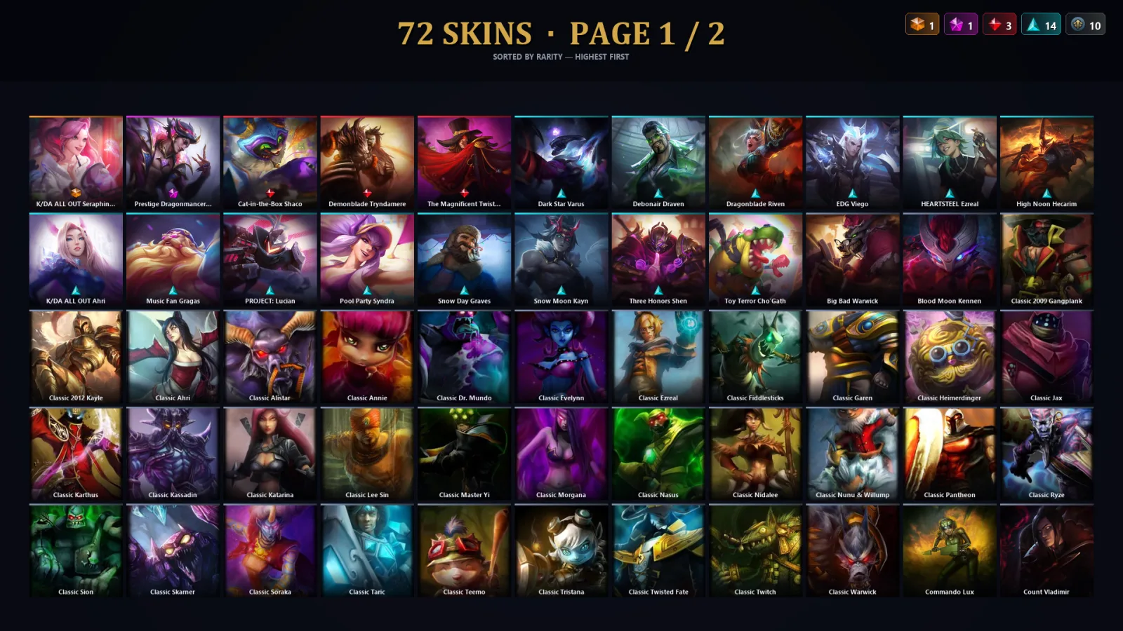 [LoL] | TR | Level 30 | Emerald IV | 138 Champions | 40 Skins | 12,232 BE