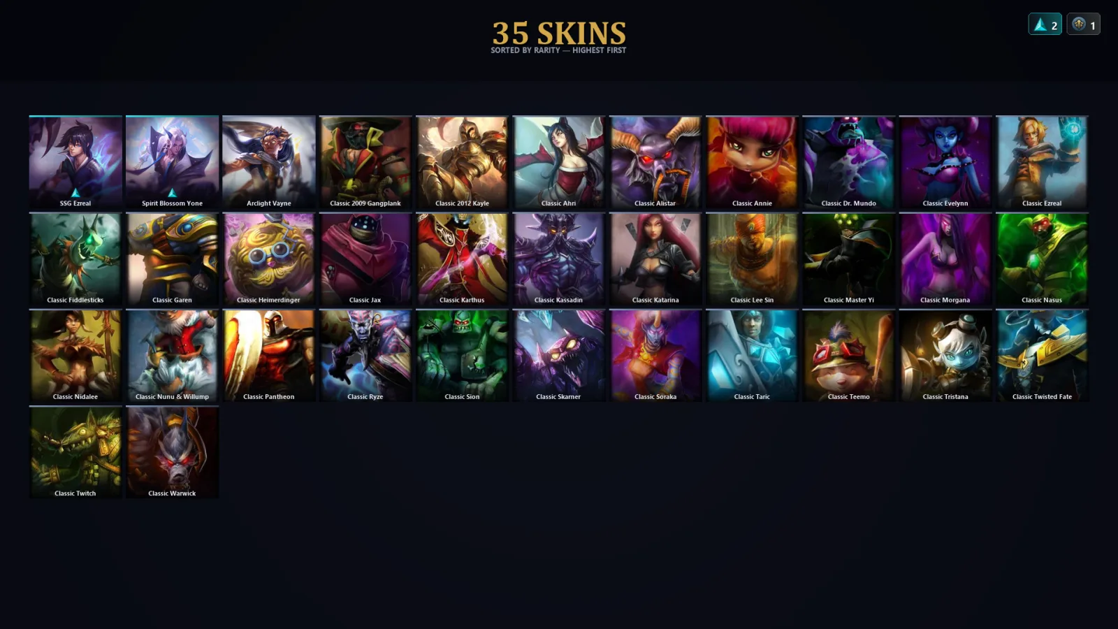 [LoL] | EUW | Level 34 | Platinum III | 62 Champions | 3 Skins — LoL account