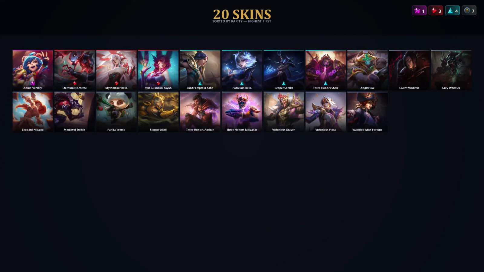 [LoL] | TR | Level 40 | Emerald IV | 49 Champions | 20 Skins