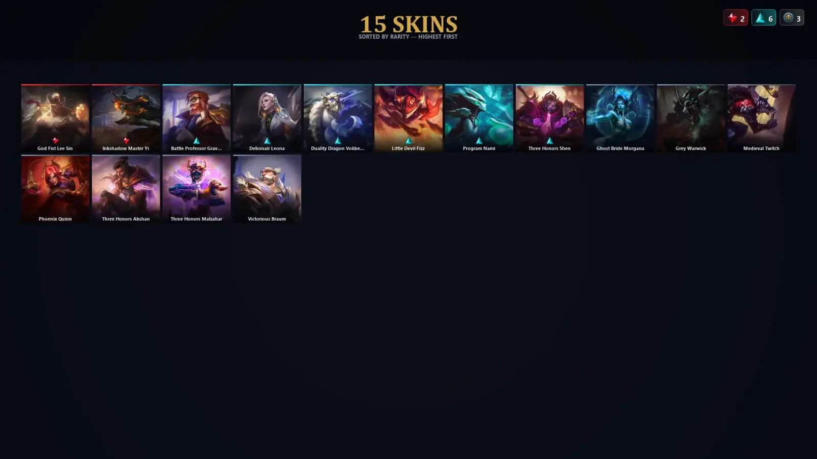 [LoL] | TR | Level 47 | Platinum II | 96 Champions | 15 Skins