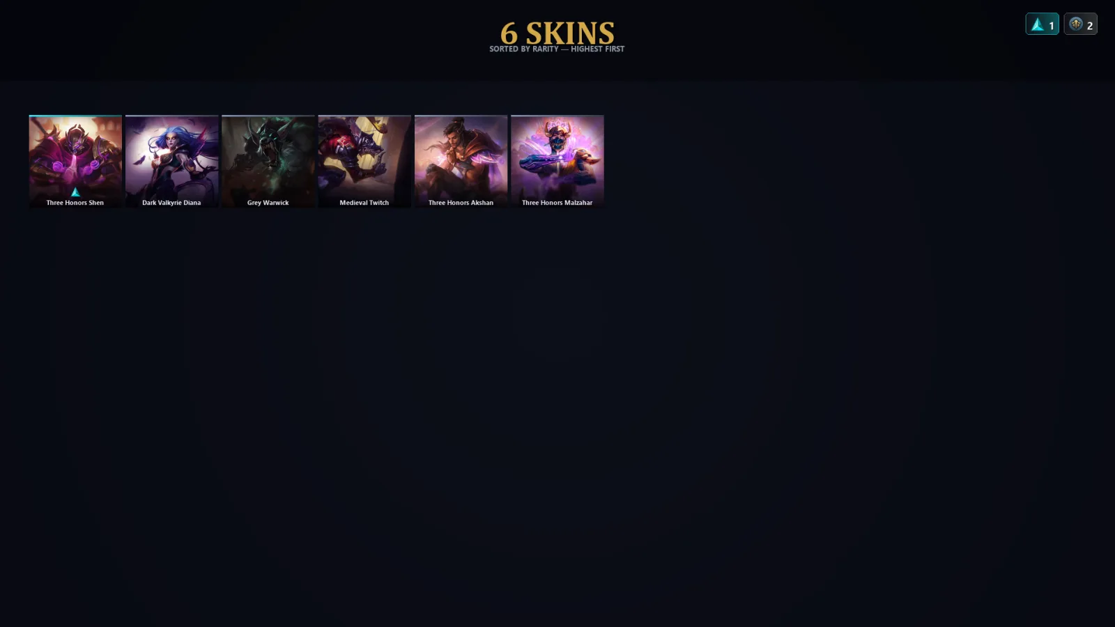 [LoL] | EUW | Level 33 | Platinum III | 30 Champions | 6 Skins | 70,830 BE