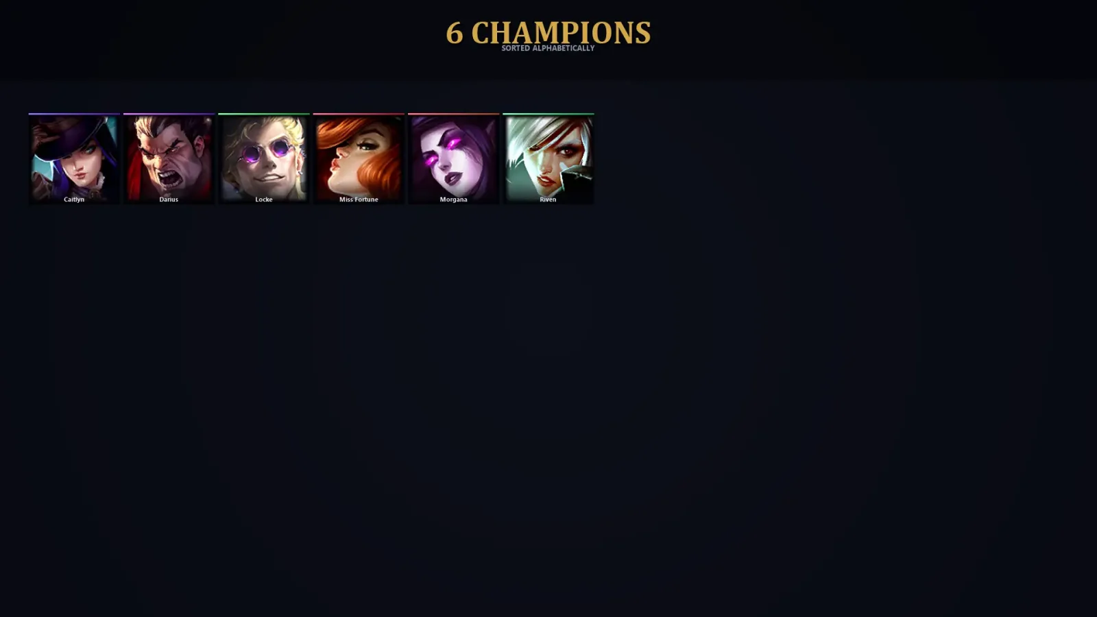 [LoL] | TR | Level 30 | 6 Champions | 18,710 BE