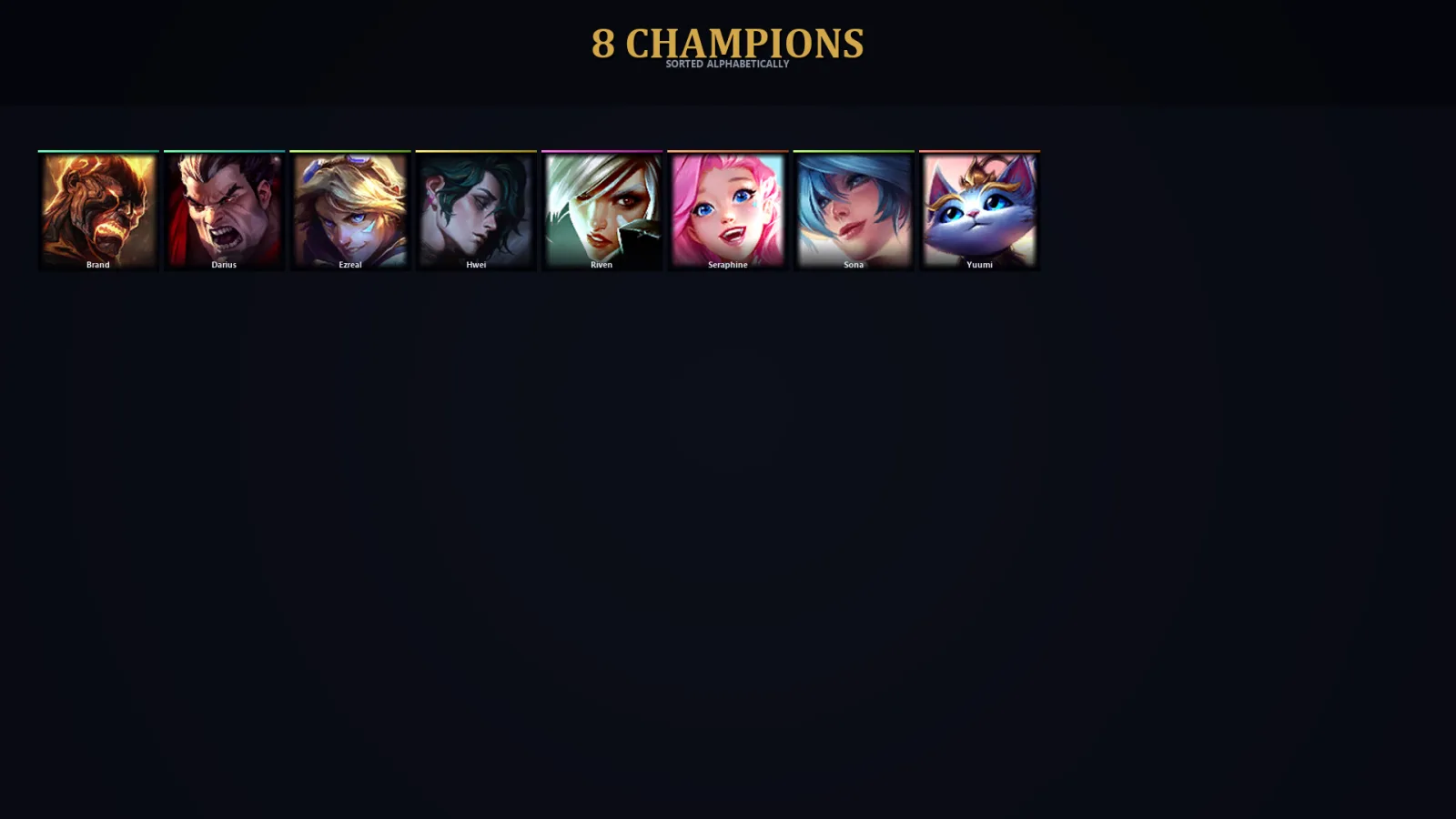 [LoL] | EUW | Level 32 | 8 Champions | 21,590 BE