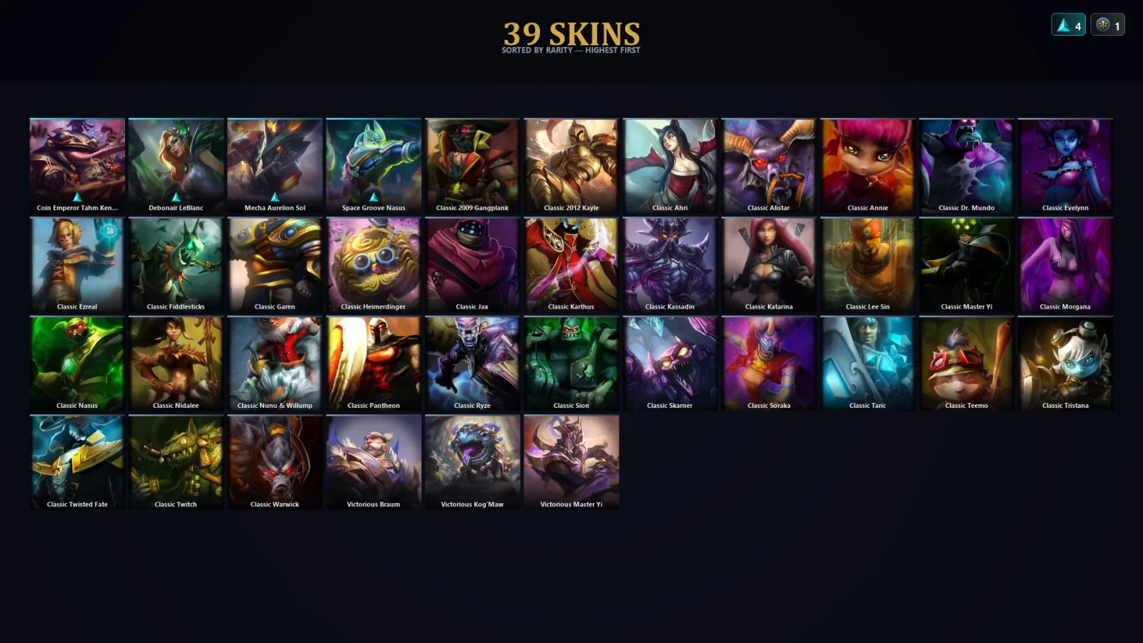 [LoL] | TR | Level 49 | Platinum III | 72 Champions | 7 Skins