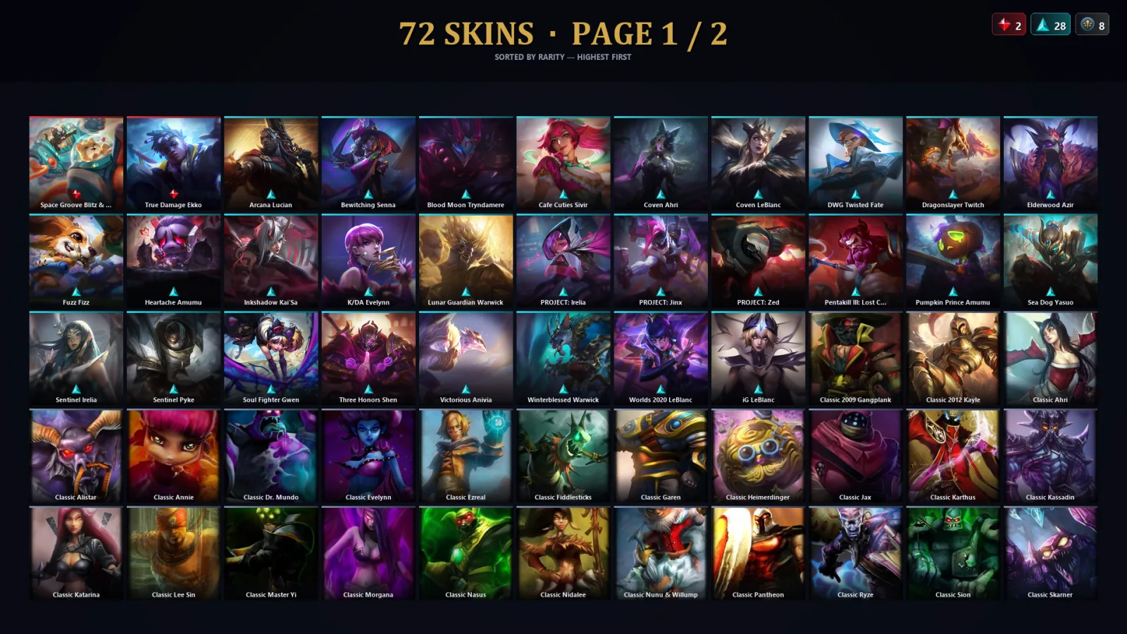 [LoL] | EUW | Level 30 | Master | 81 Champions | 72 Skins | 31,807 BE