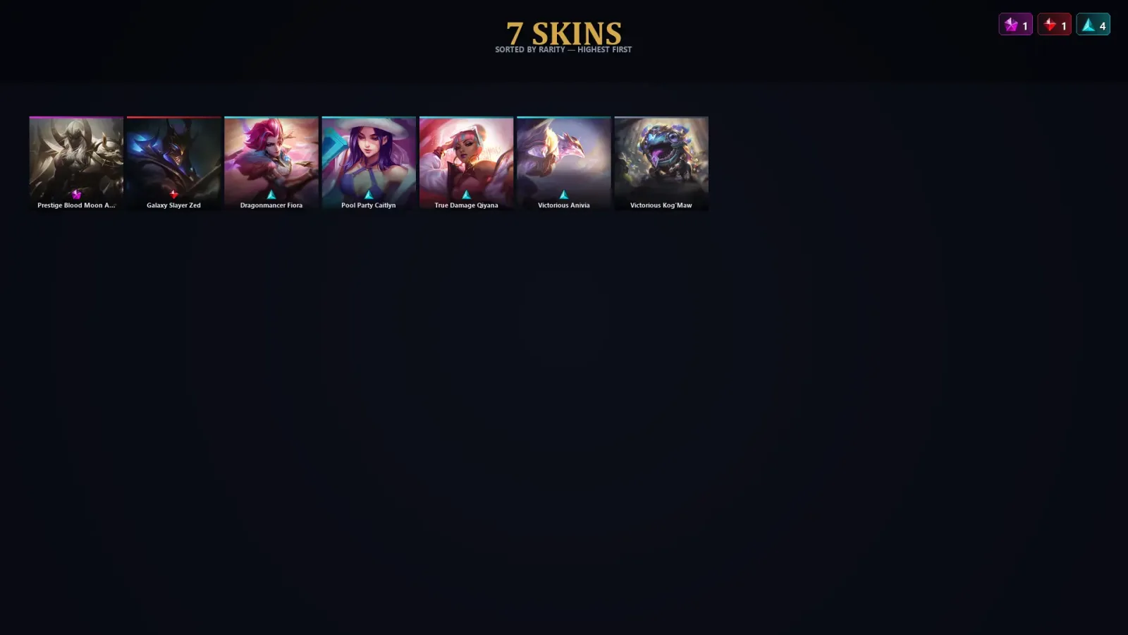 [LoL] | TR | Level 43 | Platinum III | 45 Champions | 7 Skins — LoL account