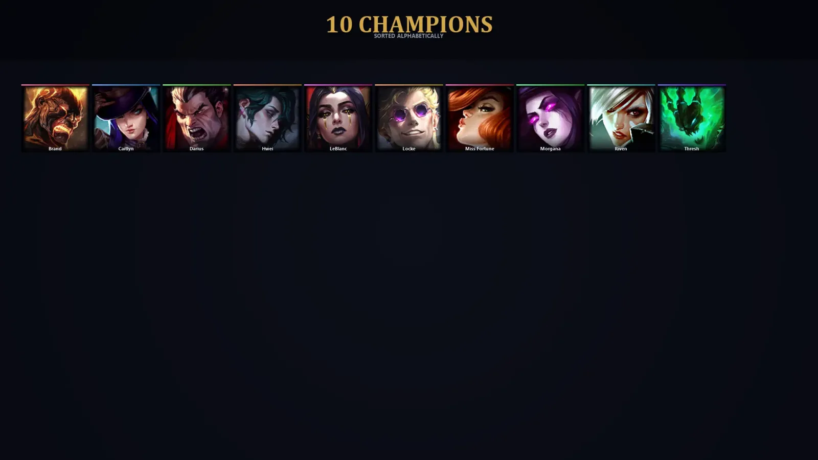 [LoL] | TR | Level 30 | 10 Champions | 35,430 BE