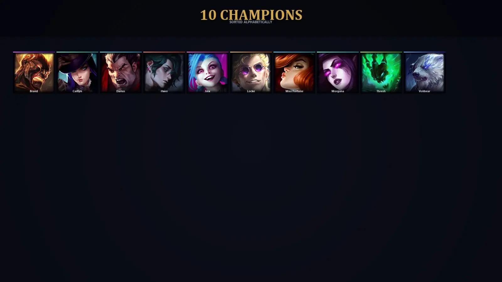 [LoL] | EUW | Level 30 | 10 Champions | 42,420 BE