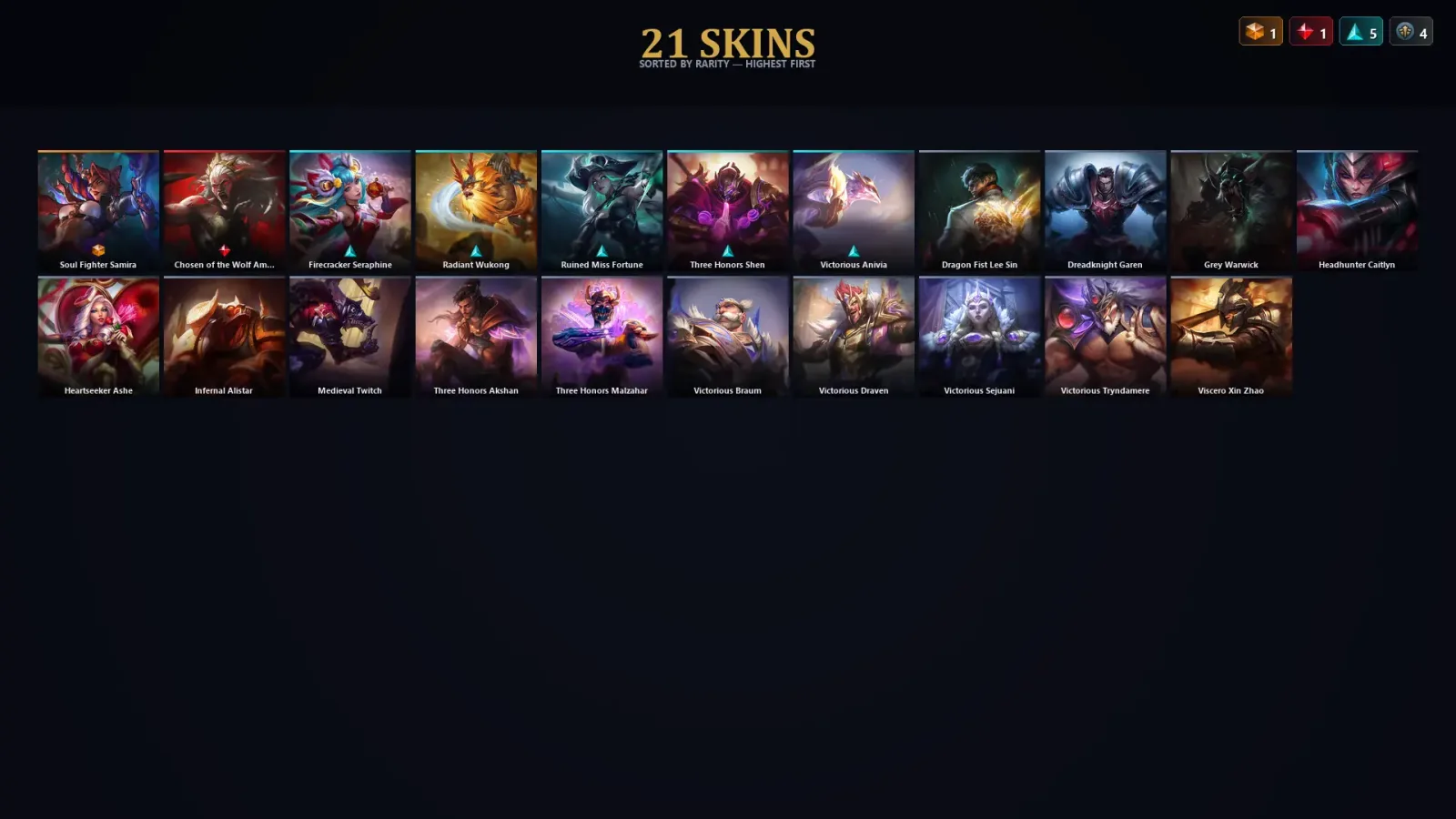 [LoL] | EUW | Level 30 | Master | 73 Champions | 21 Skins | 30,961 BE
