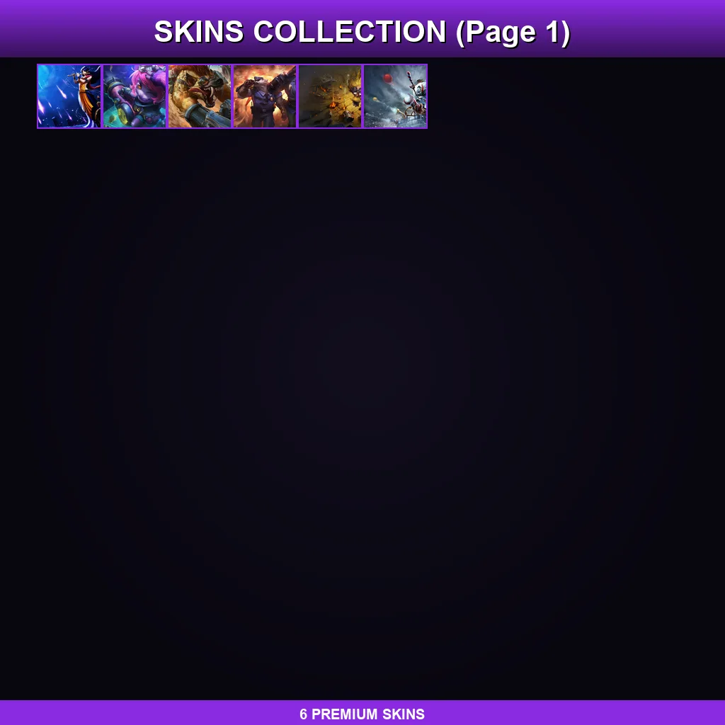 EUW | Lv41 | Unranked | 6 Skin | 25 Champ — LoL account