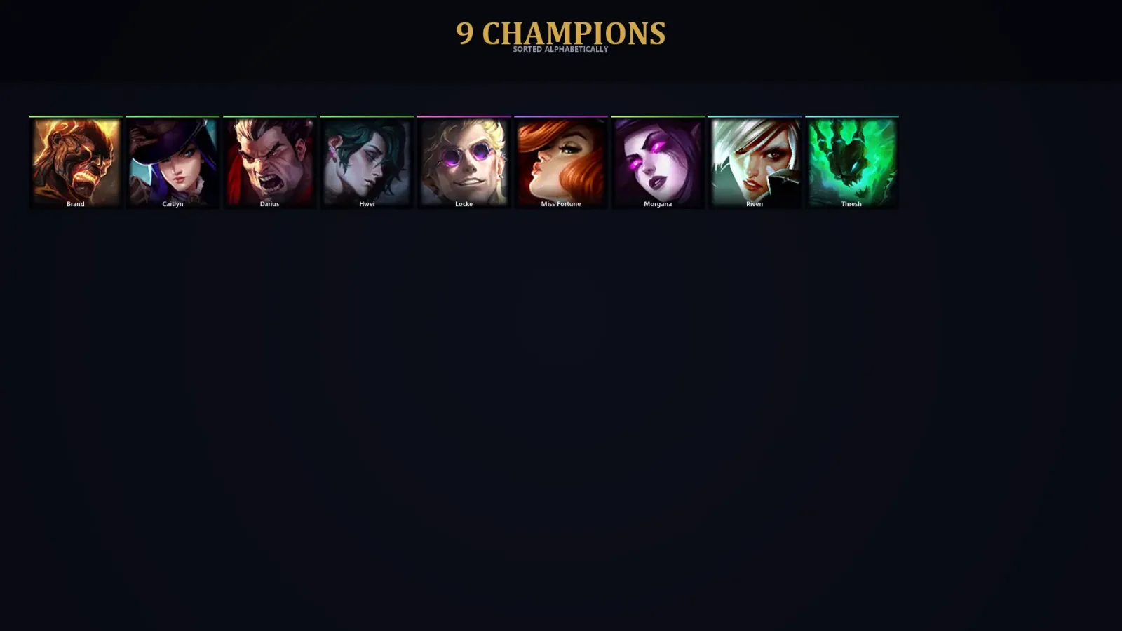[LoL] | TR | Level 30 | 9 Champions | 35,630 BE