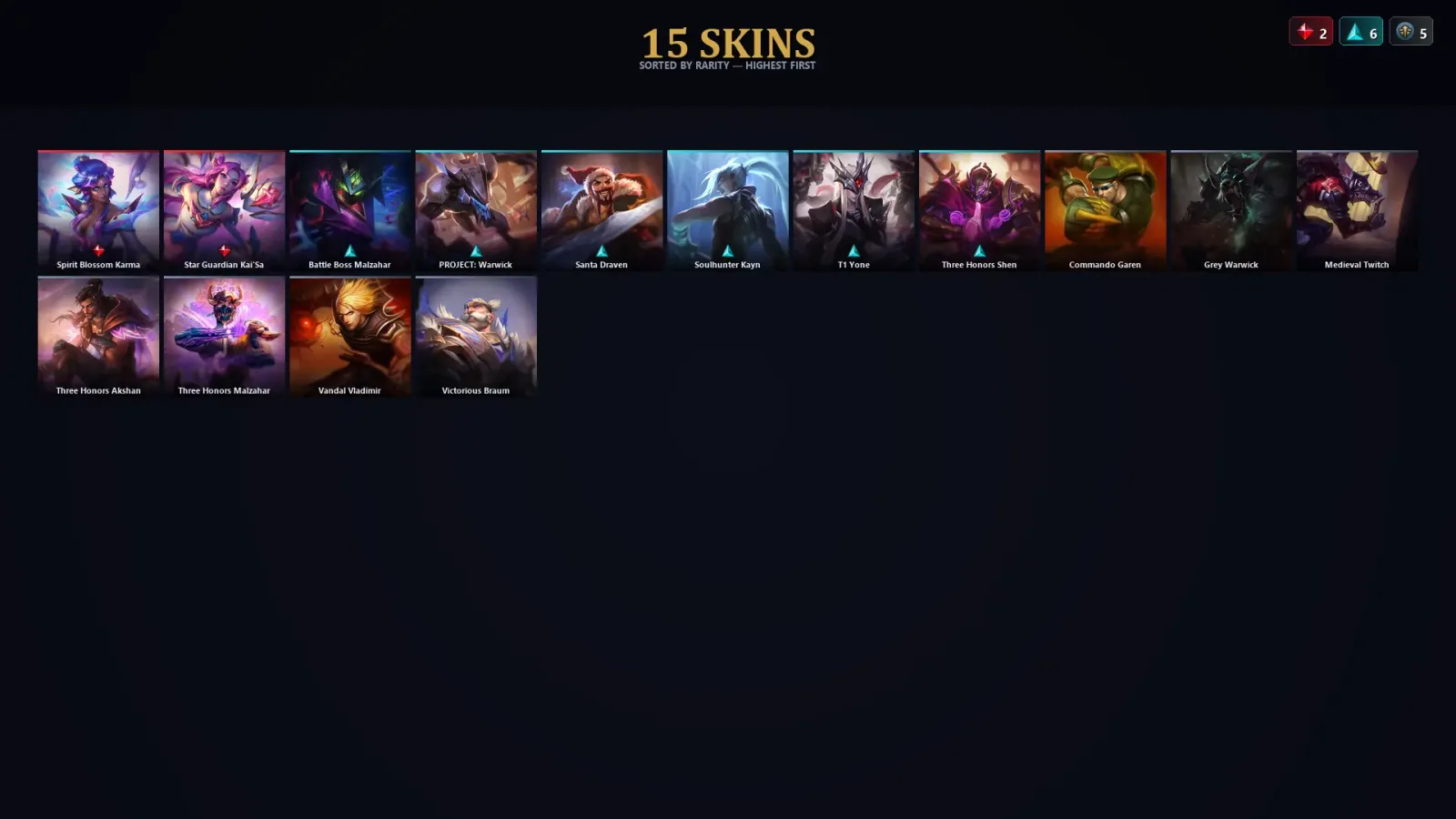 [LoL] | EUW | Level 49 | Diamond III | 46 Champions | 15 Skins | 29,555 BE — LoL account